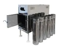 печь портативная intent универсальная дровяная для мобильной бани морж